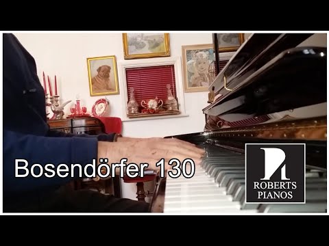 Touch and damper adjustment on a Bosendorfer 130 upright piano