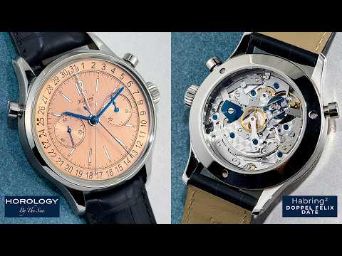 Habring² Doppel-Felix Date w/ Salmon Dial (Pre-Owned) | Horology By The Sea
