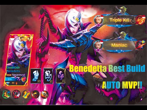 Benedetta  Best Build 2021 | Top 1 Global Benedetta Build | Benedetta Gameplay - MLBB