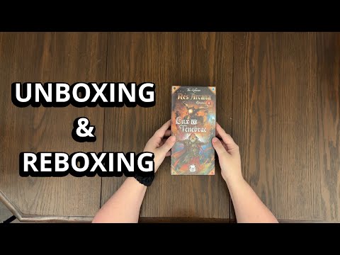 Res Arcana: Lux Et Tenebrae Expansion - What's in the box - Unboxing and Reboxing