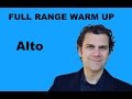 Singing Warm Up - Alto Full Range