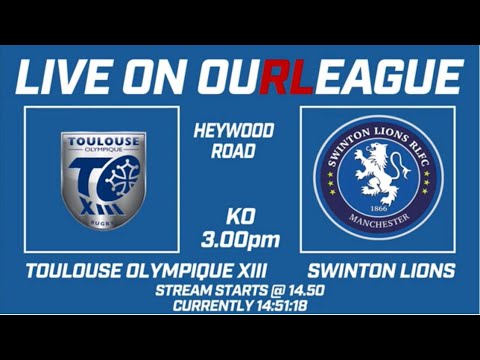 TO XIII v Swinton Lions - Le match en intégralité - 22.05.2021