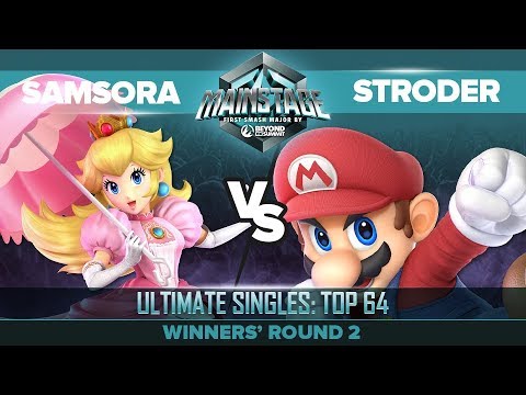 Samsora vs Stroder - Winners' Round 2: Ultimate Singles Top 64 - Mainstage | Peach vs Mario