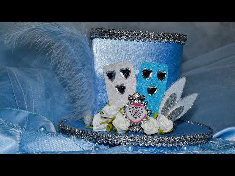 Шляпка Алисы в стране чудес своими руками DIY