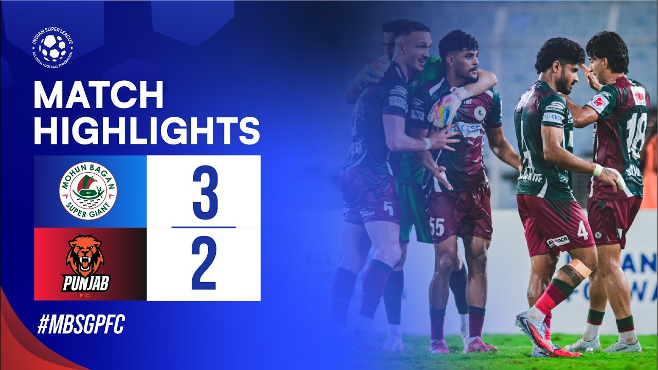 Mohun Bagan Super Giant vs Punjab Highlights