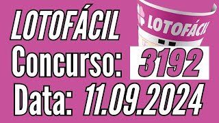 ? LOTOFÁCIL de hoje 11/09, Resultado Lotofácil de hoje, Lotofácil de Hoje,