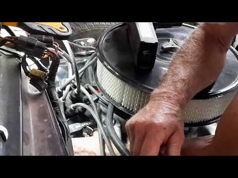 Holden 308 WB Van, initial ignition timing prior to first start