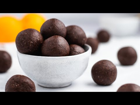 5-Ingredient Chocolate Orange Energy Bites Recipe