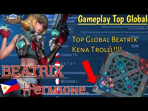 Top Global Beatrix Side Mobile Legends - abusing beatrix insane broken damage