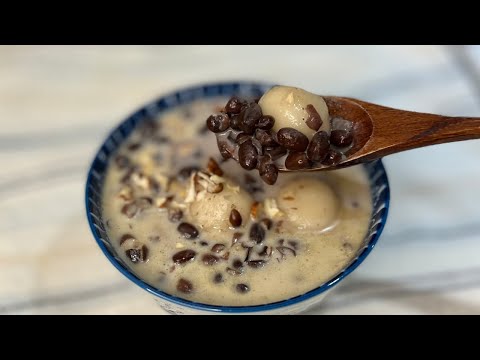 Red Bean Mochi Dessert | How to make Red Bean with Glutinous Ball Dessert #recipe #easyrecipe