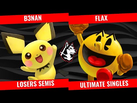 NUT F'22 W5 - B3nan (Pichu, Wolf) vs Flax (PAC-MAN) [Losers Semis]