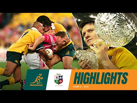 Wallabies v British & Irish Lions | Classic Highlights | 2001 Game 3