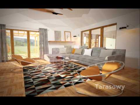 Projekt domu parterowego TARASOWY - Domy Czystej Energii