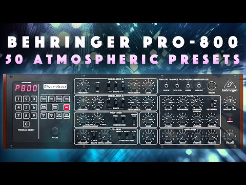 Behringer Pro-800 Vintage Presets: Pads, Strings, Textures