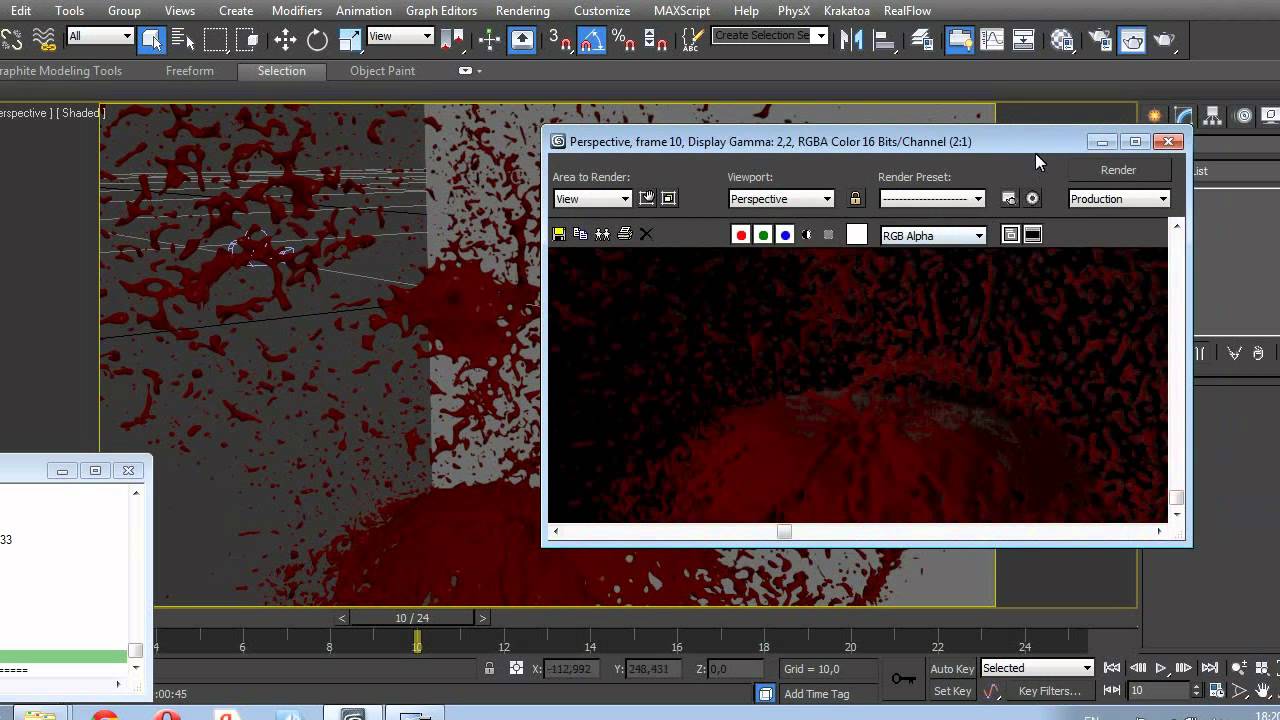 Realflow tutorial, After Effects, 3ds max,Explosion