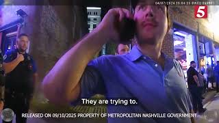 New footage shows arrest of Morgan Wallen and moment he heard his song on the radio in the cop car