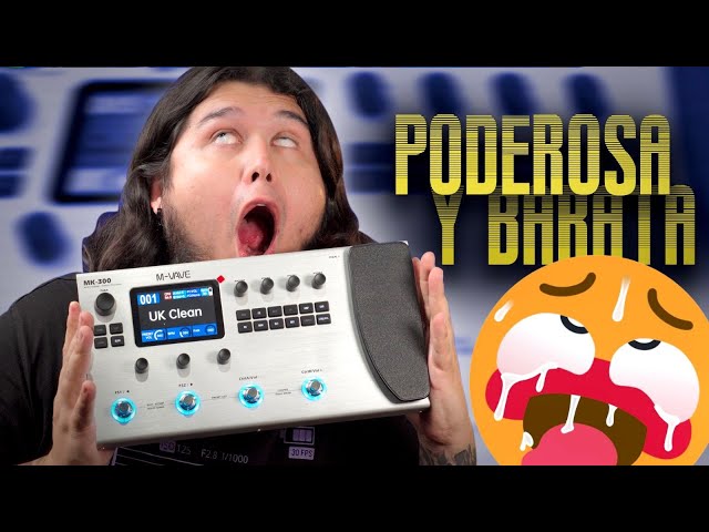 Vídeo relacionado con M-VAVE MK-300 Modelador de bajo y guitarra AMP y procesador de efectos con más de 320 efectos, 160 preajustes, Looper, máquina de ritmos, batería USB/BT 10H para grabación en directo/grabación