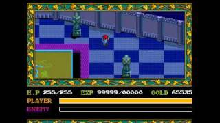 [PC-Engine] イースⅠ．Ⅱ 08.ダームの塔25階 HD 720