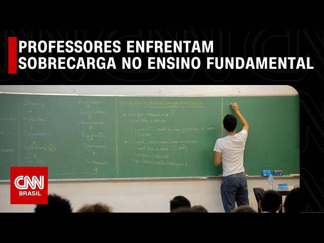 Estudo aponta que professores têm sobrecarga de alunos no ensino fundamental | LIVE CNN