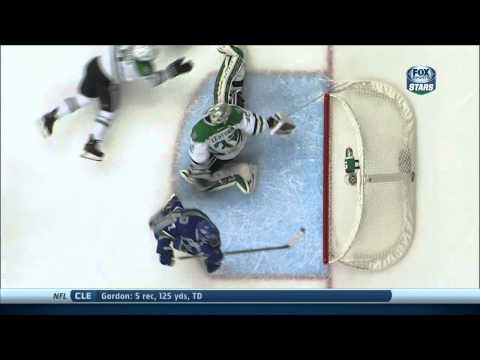 Henrik Sedin no goal, goalie interference Dallas Stars vs Vancouver Canucks 11/17/13 NHL Hockey.