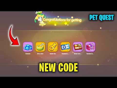NEW WEEKLY GIFT CODE  PET QUEST 😍 3 MARCH 2026
