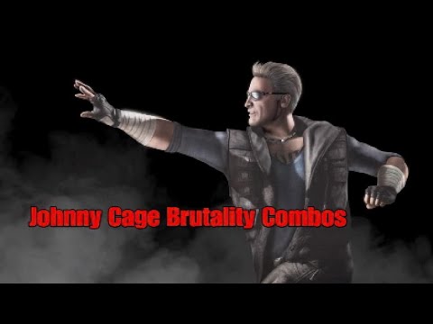 MKX Johnny Cage Brutality Combos
