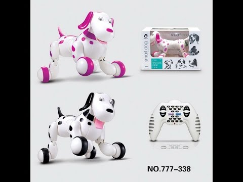 Cute RC Smart Dog Robot 2.4G RC Electric Pet Dancing Dogs Light Walk Multi-Function Toys