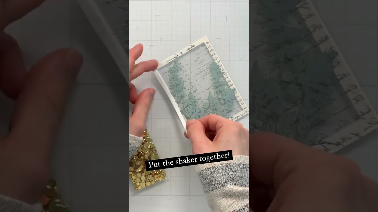Make a Shaker Card With Us! Easy-Peasy!