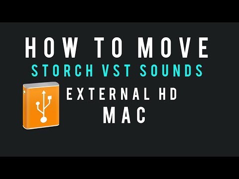 HOW TO PLACE STORCH VST ON EXTERNAL HD