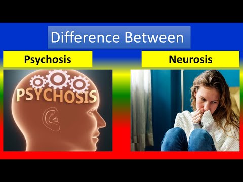 Difference between  Psychosis and Neurosis