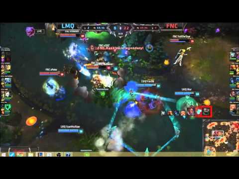 FNC vs LMQ Rekkles Pentakill !