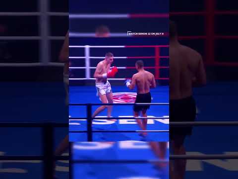 Zhulien Rikov shows how to counter a right cross with a knee. He fights next at SENSHI 32 on July 11