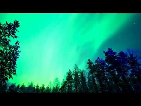 Relax Music & Stunning Aurora Borealis Northern Polar Lights 2 Hours HD 1080P