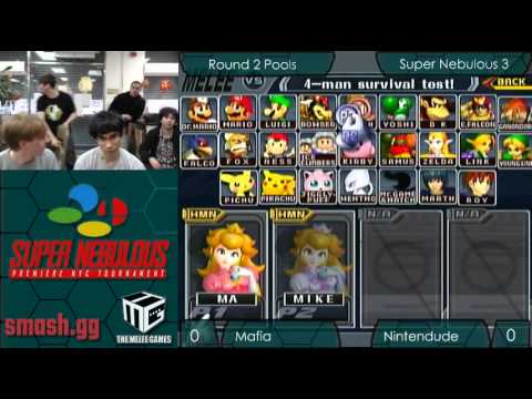 SN3 - Mafia (Peach) vs Beerman (Falco) vs Nintendude (ICs) Round Robin Tiebreaker