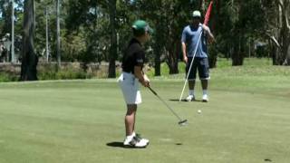 preview picture of video 'Karl,age 9 at the 2010 Ian Baker-Finch Classic'