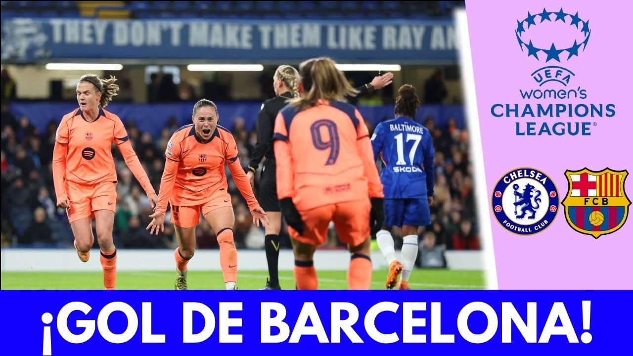 BARCELONA NO PIERDE TIEMPO. Ewa Pajor consigue el empate 1-1 vs Chelsea | Champions League Femenina