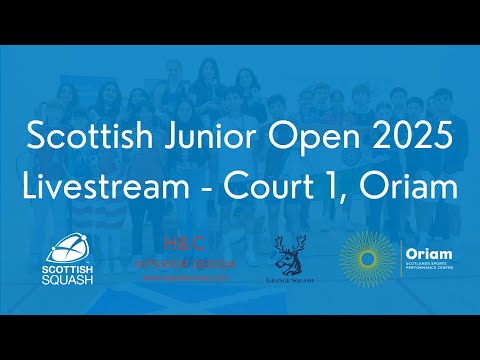Scottish Squash Junior Open - Finals Day