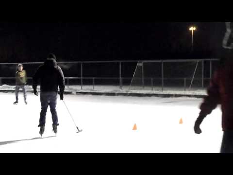 Schaatsen maandagavond bij vv Groote Lindt - 6 febr. 2012