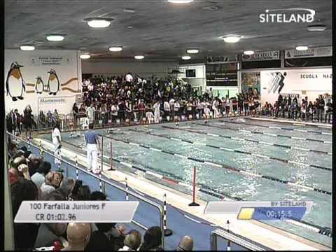 Finale dei 100 Farfalla Juniores Femmine - 15 Memorial Chiara Giavi