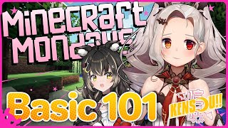 [MinecraftMondays!!] KENSOU!! Back to Basics with @LunarisUrufi 【MyHolo TV】