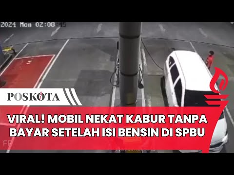 Viral! Detik-Detik Pengendara Mobil Nekat Kabur Tanpa Bayar Setelah Isi Bensin di SPBU Bekasi Timur