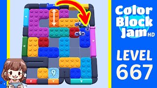 Soluzione del Livello 667 di Color Block Jam