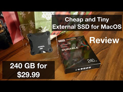 ADATA SD600Q External SSD for Apple macOS  - Tiny, Fast, and Cheap