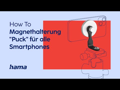 Hama Stativ Handyhalterung MagPod, magnetisch, Apple iPhones 12, 13, 14  Smartphone-Halterung, Ganz ohne zusätzliche Befestigungen