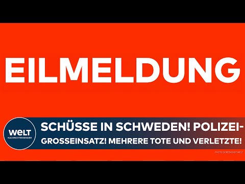 SCHWEDEN: Schüsse in Uppsala! Großeinsatz der Polizei! Laut Berichten mehrere Tote und Verletzte!