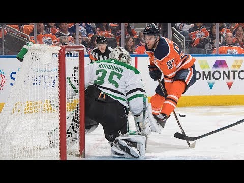 Connor McDavid dazzles with between-the-legs goal for 40th of the season