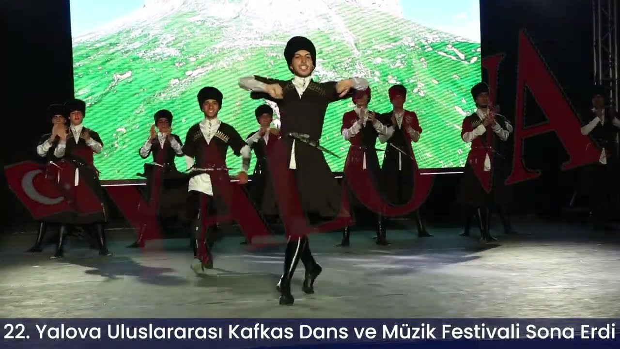 22. Yalova Uluslararası Kafkas Dans ve Müzik Festivali Sona Erdi