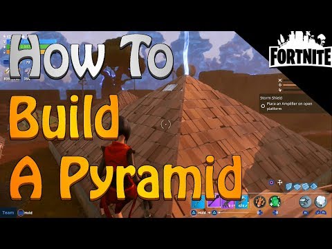 FORTNITE - How To Build A Pyramid Tutorial Video