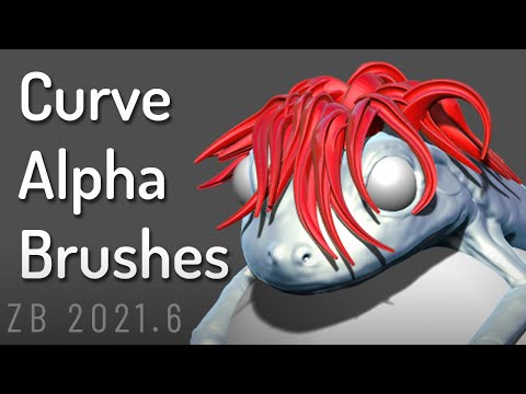 072 ZBrush 2021.6 - Curve Alpha Brushes, Repel Strength, Picker Options, and more!!