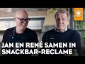 Jan en René samen in snackbar-reclame: 'Daar moeten jullie iets mee doen'